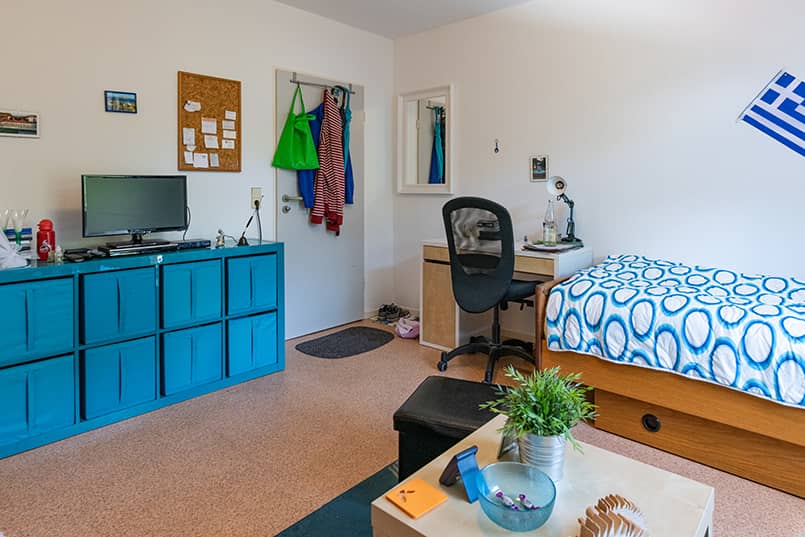 Beispiel eines Wohnraums in der Wohneinrichtung mit vier Wohngruppen der Karl Immanuel Küpper-Stiftung