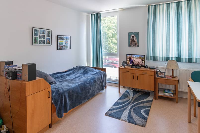 Zimmer einer Bewohnenden im Rahmen der Hilfeangebote für Erwachsene