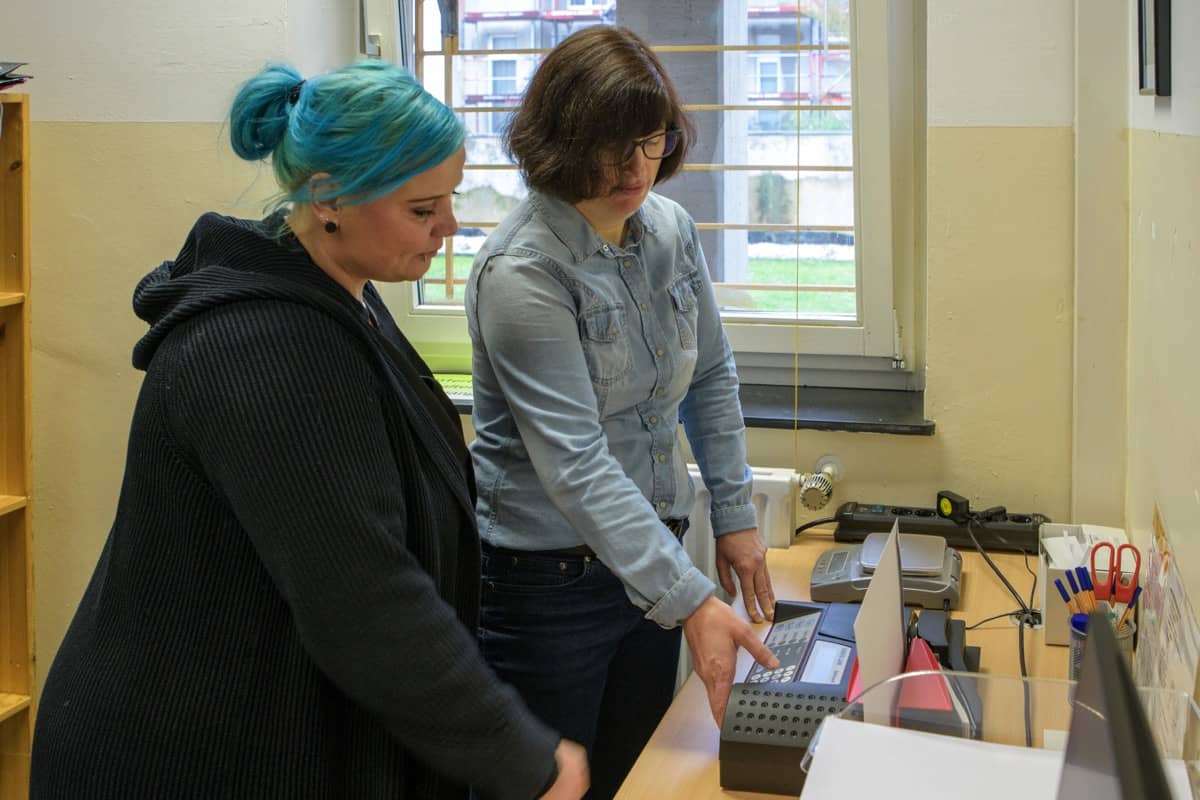 Bürotraining im Rahmen des Tagesstrukturangebots der Hilfeangebote für Erwachsene