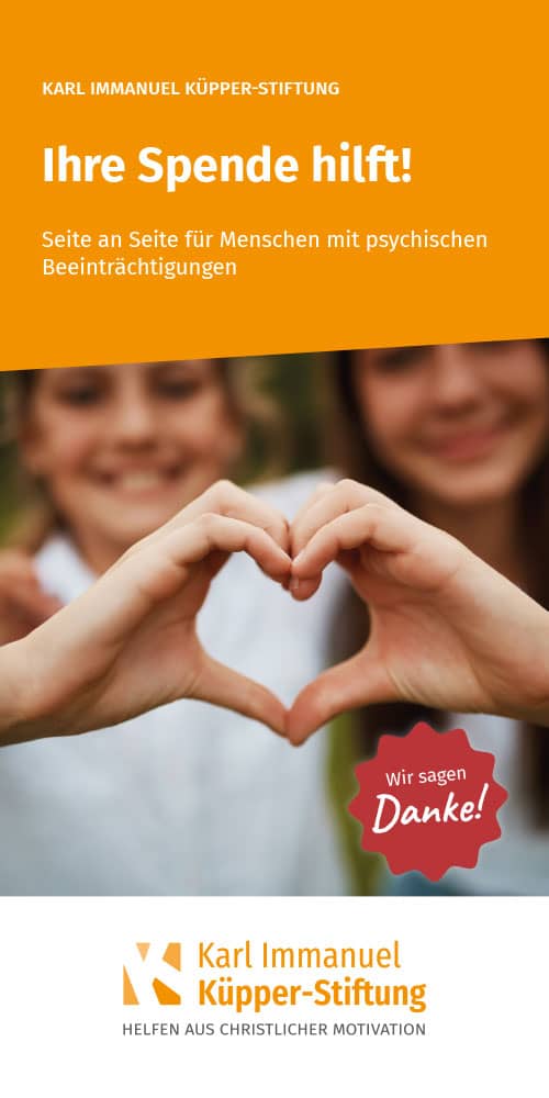 Titelblatt - Info-Folder - Spenden - Karl Immanuel Kuepper-Stiftung