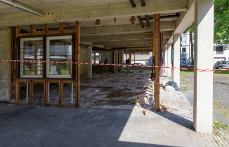 Karl-Immanuell-Kuepper-Stiftung Fortgang der Revitalisierung entkerntes Gebäudeteil 02